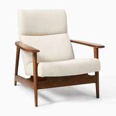 Ghế Ngồi Thư Giãn Tựa Cao Mid Century