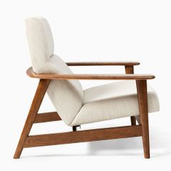 Ghế Ngồi Thư Giãn Tựa Cao Mid Century