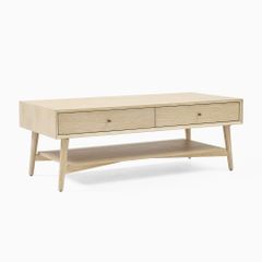 Bàn Trà Kiểu Tủ Ngăn Kéo 2 Tầng Mid Century