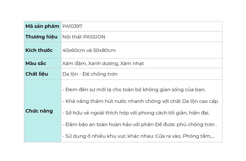 Thảm Bán Nguyệt Trang Trí Cửa Ra Vào Da Lộn Thấm Hút Nhanh Thảm Nhà Tắm