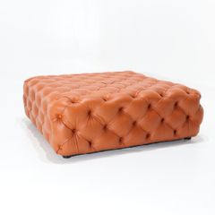 Đôn Da Décor Phòng Khách Làm Ghế Gác Chân Chesfiel