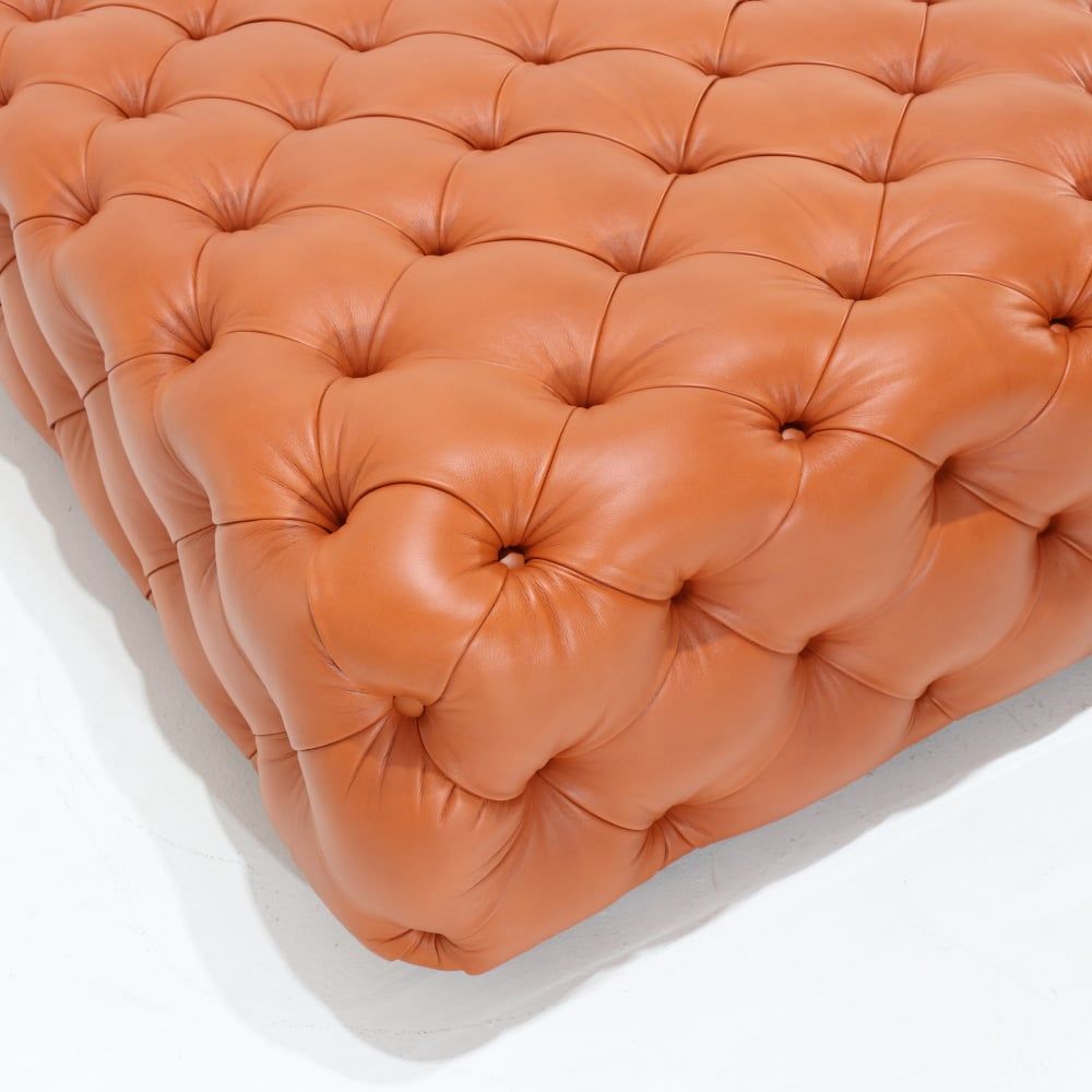 Đôn Da Décor Phòng Khách Làm Ghế Gác Chân Chesfiel