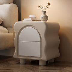 Tủ Đầu Giường Side Table Gỗ Sơn PU Phong Cách Neutral Color