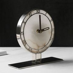 Đồng Hồ Để Bàn Ngọc Bích Bằng Đá Decor