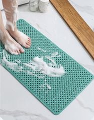Thảm Nhựa Chống Trượt Nhà Tắm PVC Kết Cấu Đan Chéo Có Đế Hút Mềm Mại