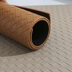 Tấm Lót Bàn Ăn Da PU Cách Nhiệt Đan Lưới