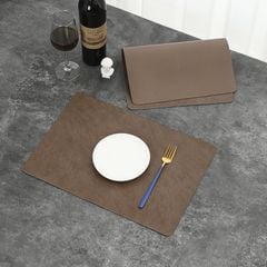 Tấm Lót Bàn Ăn Da Bò Sần Cách Nhiệt