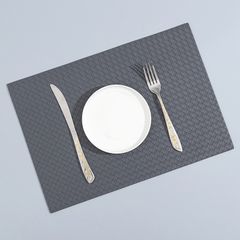 Tấm Lót Bàn Ăn Da PU Cách Nhiệt Đan Lưới