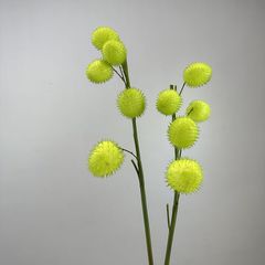 Cành Đơn Hình Quả Bóng Bông Tang Giả Cắm Bình Decor