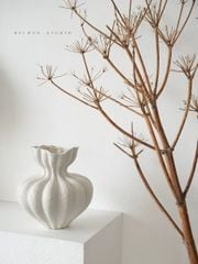 Bình Hoa Gốm Sứ Wabi Sabi Cổ Điển Hình Búp Hoa