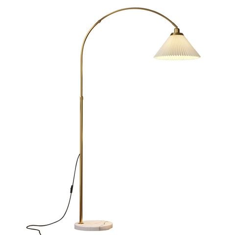 Đèn Sàn Đứng Phòng Khách Thân Kim Loại Xếp Ply