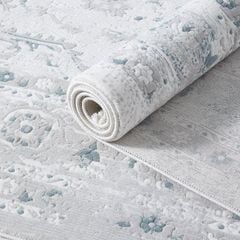 Thảm Trải Sàn Thổ Nhĩ Kỳ Hoa Văn Xanh Navy