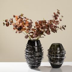 Bình Hoa Thủy Tinh Cao Cấp Hình Dãi Lụa Kiểu Ý