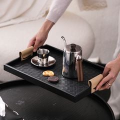Khay Đựng Đồ Trang Sức Lót Da Kiểu Pháp