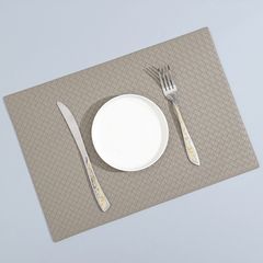 Tấm Lót Bàn Ăn Da PU Cách Nhiệt Đan Lưới