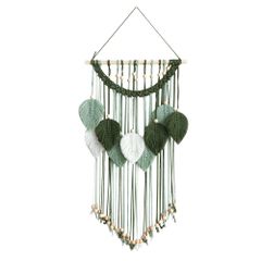 Tranh Thảm Treo Tường Dệt Sợi Hammock Chiếc Lá Xanh