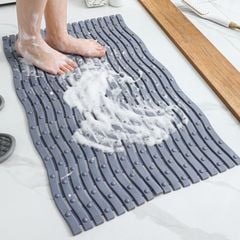 Thảm Nhà Tắm PVC Chống Trượt Rảnh Gợn Sóng