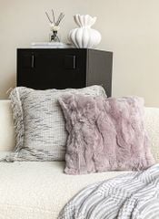 Vỏ Gối Tựa Lưng Sofa Cao Cấp Tông Nâu Tím Sang Trọng