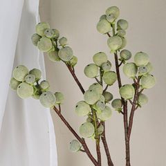 Cành Cây Quả Mọng Phủ Nhung Decor Không Gian Hiện Đại