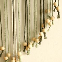 Tranh Thảm Treo Tường Dệt Sợi Hammock Chiếc Lá Xanh