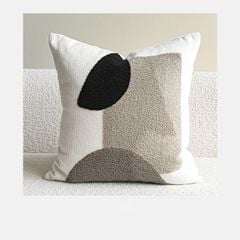 Vỏ Gối Tựa Lưng Sofa Cao Cấp Tông Nâu Tím Sang Trọng