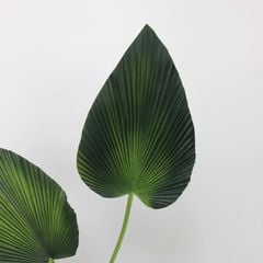 Cành Lá Chuối PU Quạt Nhọn Decor Bình Hoa