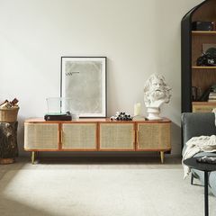 Tủ Console Tủ TV Phong Cách Indochine Pha Hiện Đại GO1036
