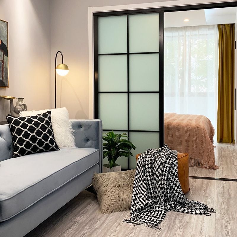 Chăn Phủ Giường Decor Họa Tiết Răng Sói Houndstooth 130x230cm