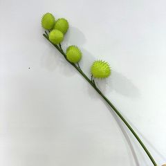 Cành Đơn Hình Quả Bóng Bông Tang Giả Cắm Bình Decor