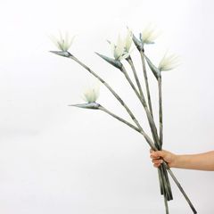 Hoa Lụa Giả Decor Hoa Chim Thiên Đường