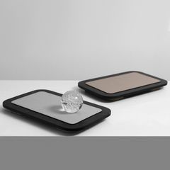 Khay Gỗ Trang Trí Lót Da Sang Trọng