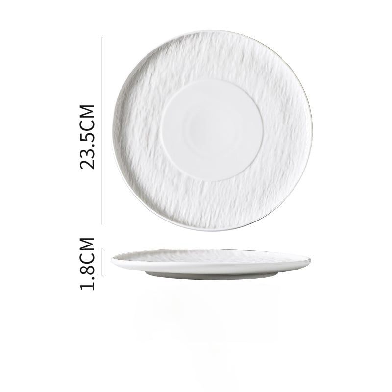 Dĩa Gốm Sọc Gân Trắng Châu Âu
