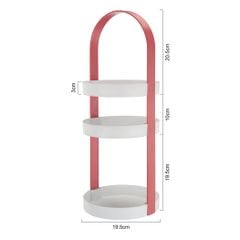 Kệ Nhựa 3 Tầng Trang Trí Mỹ Phẩm Trang Trí Đồ Dùng Nhà Tắm