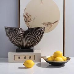 Tượng Decor Hình Bán Nguyệt Xếp Sọc Vintage