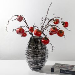 Bình Hoa Thủy Tinh Cao Cấp Hình Dãi Lụa Kiểu Ý