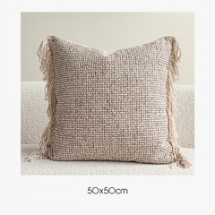 Vỏ Gối Tựa Lưng Sofa Cao Cấp Maillard Wabi Sabi