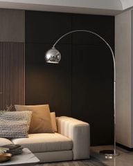 Đèn Sàn Cây Đứng Trang Trí Phòng Khách Hình Vòng Cung