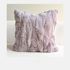 Vỏ Gối Tựa Lưng Sofa Cao Cấp Tông Nâu Tím Sang Trọng