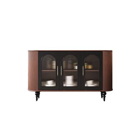 Tủ Bếp Trang Trí Gân Sọc Vintage