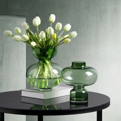 Bình Hoa Thủy Tinh Gợn Sóng Đèn Lồng Đan Mạch