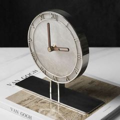 Đồng Hồ Để Bàn Ngọc Bích Bằng Đá Decor