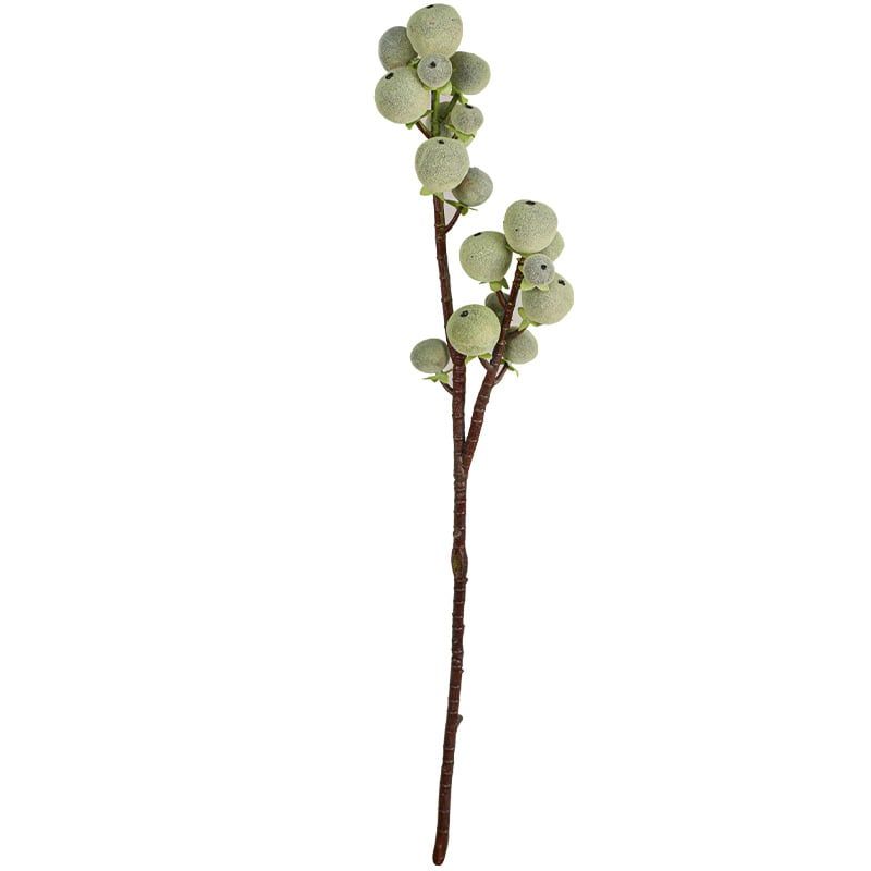 Cành Cây Quả Mọng Phủ Nhung Decor Không Gian Hiện Đại