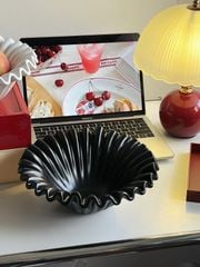 Dĩa Trái Cây Gợn Sóng Dập Ply Nghệ Thuật