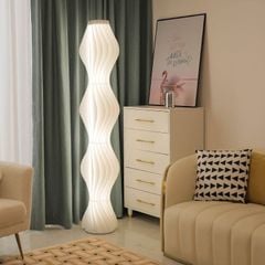 Đèn Sàn Đứng Chao Đèn Gợn Sóng Xếp Ply Gợn Sóng Hiện Đại