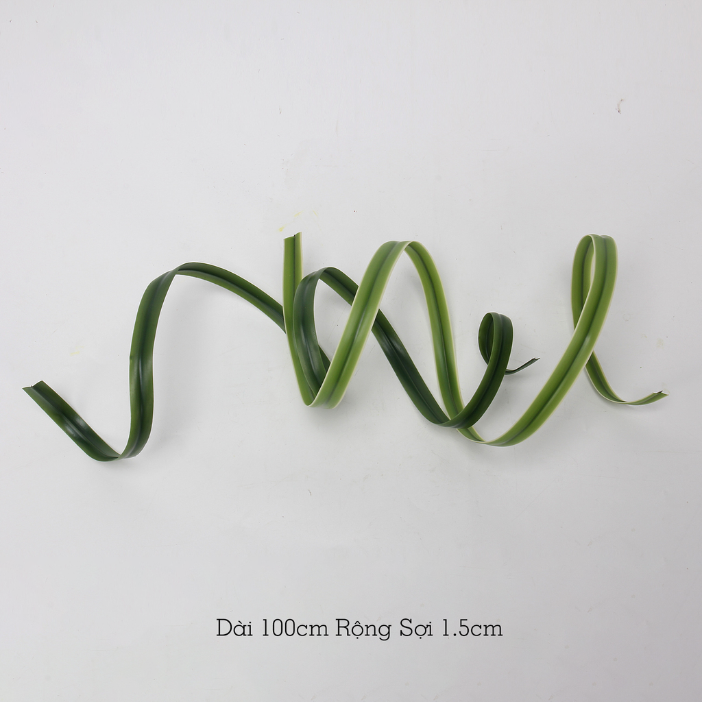 Cành Lá Giả Trang Trí Kiểu Dây Cỏ Cao Su Mềm Mại