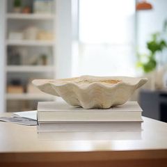 Khay Decor Kiểu Dáng Vỏ Sò Wabi Sabi