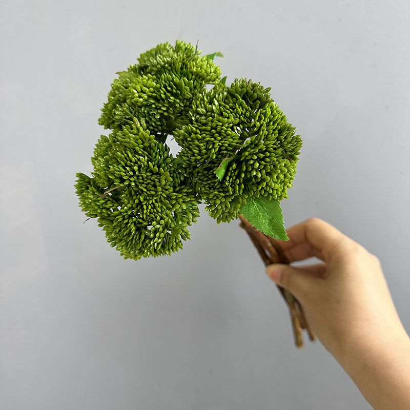 Hoa Giả Gel Mềm Hoa Súp Lơ Decor