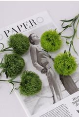 Hoa Giả Decor Cắm Bình Hoa Cẩm Chướng Xanh