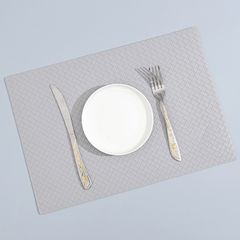 Tấm Lót Bàn Ăn Da PU Cách Nhiệt Đan Lưới