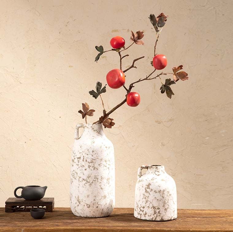 Bình Hoa Trang Trí Gốm Sứ Phong Cách Wabi Sabi